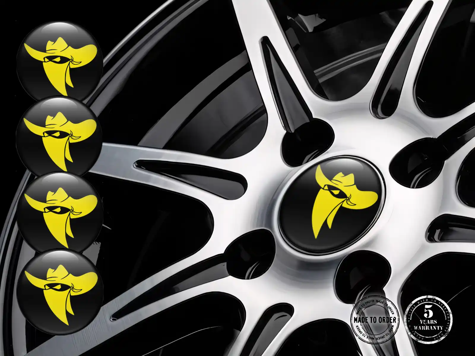 Wheel Decals Sport Domed Racing Limited Badge